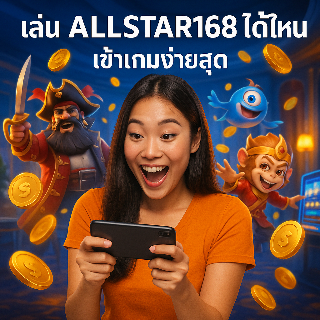 เล่น ALL STAR168 ได้ที่ไหน เข้าเกมง่ายสุด