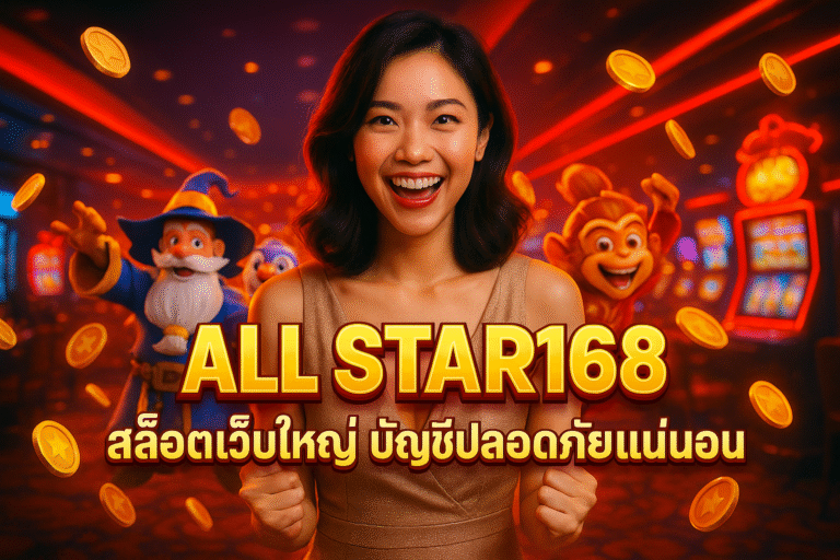 ALL STAR168 สล็อตเว็บใหญ่ บัญชีปลอดภัยแน่นอน