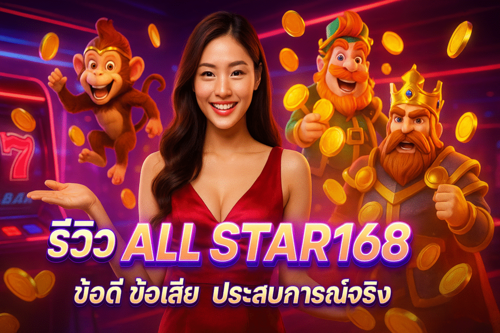 รีวิว ALL STAR168 ข้อดี ข้อเสีย จากประสบการณ์จริง