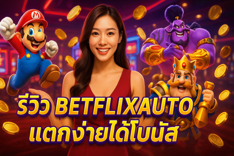 รีวิว BETFLIXAUTO แตกง่ายได้โบนัส